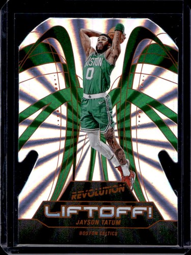 2024-25 Panini Revolution Jayson Tatum Liftoff! Sunburst #35/75 Celtics