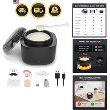 Nose Wax Kit Men, Nose Hair Waxing Kit with 158 F Smart Temp Control, 40 Stic...