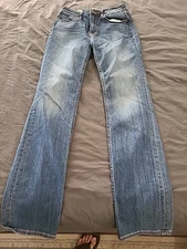 Vigoss Jeans Womens 28 Blue Denim Ace Straight