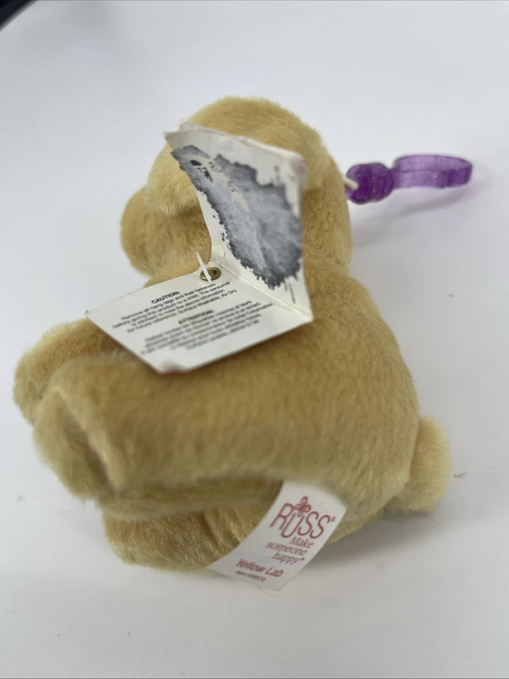 Russ Yomiko Classics Soft Yellow Lab 5" Plush Dog with tags - Image 2 of 4
