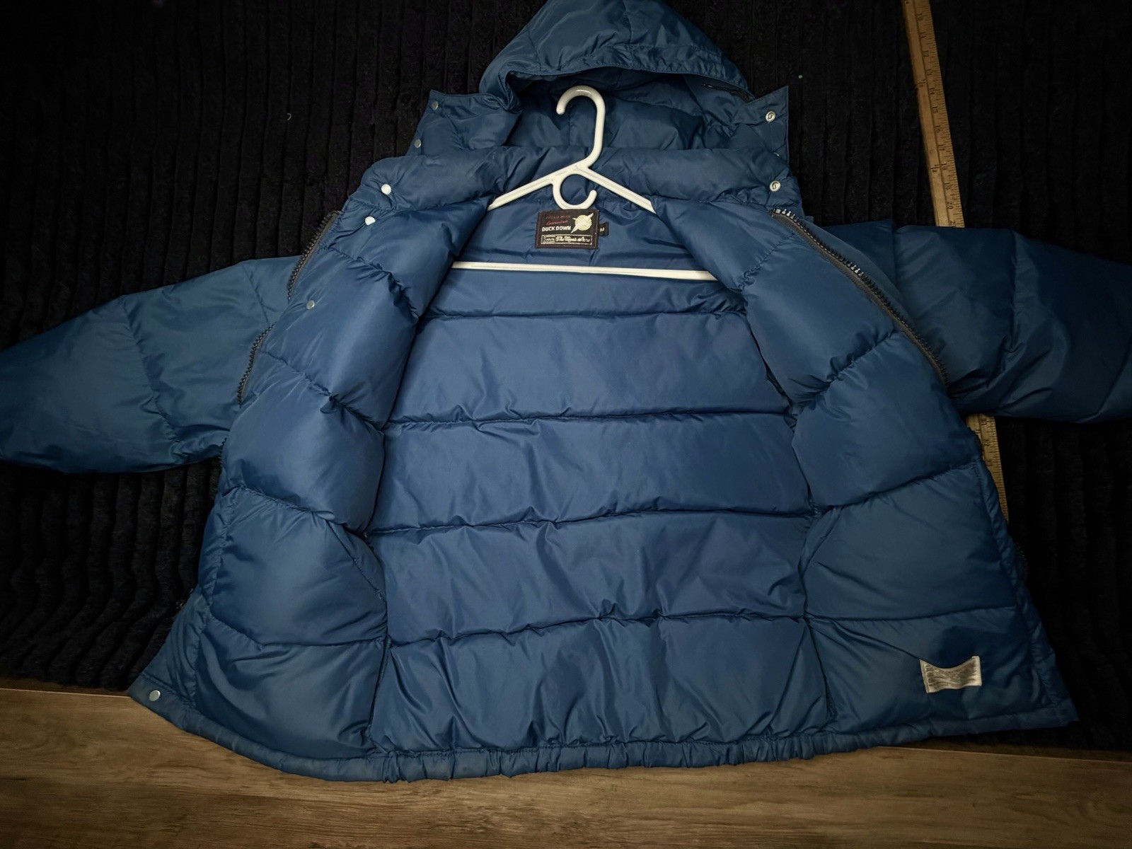 80s Sears Down Puffer Jacket Complete With Hood S… - image 10