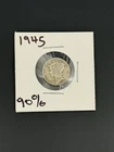 1945 Mercury Dime 10c Silver Uncirculated 10 Cents US Type Coin 90% Silver - B