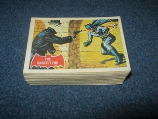 FULL SET A&BC BATMAN RED BAT GUM CARDS 1A 44A (1966)