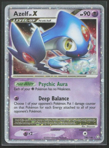 Azelf LV.X 140/146 Holofoil Moderately Played UR Shizurow Legends Awakened