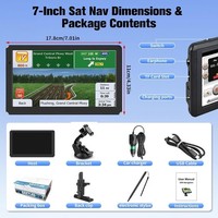 7 Inch GPS Navigator Sat Nav - 2025 Latest UK Map Sat Navs for Cars, Trucks and