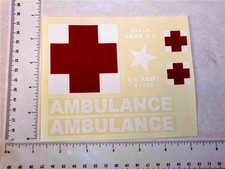 Nylint Army Ambulance Truck Sticker Set NY-104
