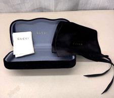 Gucci Glasses Hard CASE ONLY Designer Green Velvet Luxury Sunglasses Holder