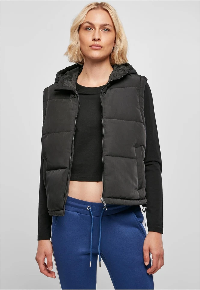 Ladies Recycled Twill Puffer Vest Damen Weste | Urban Classics | TB5083 - Bild 1 von 1