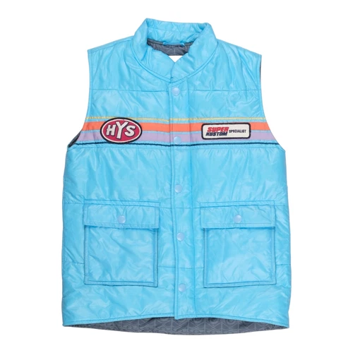 Hysteric Glamour Hysteric Mini Super Kustom Specialist Puffer Gilet Vest Blue XS - product listing photo