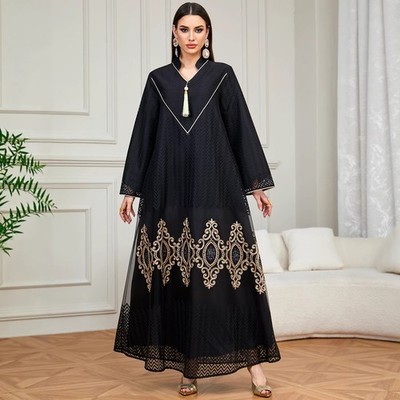 chinese dress ladies Loose Kaftan Style Arabic Abaya main image 0