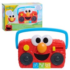 Sesame Street Elmo Take Along Boombox with Lights  Sounds, Small, Red