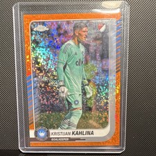 Topps 2025 Chrome MLS Kristijan Kahlina Charlotte FC #5 Orange Wave /25