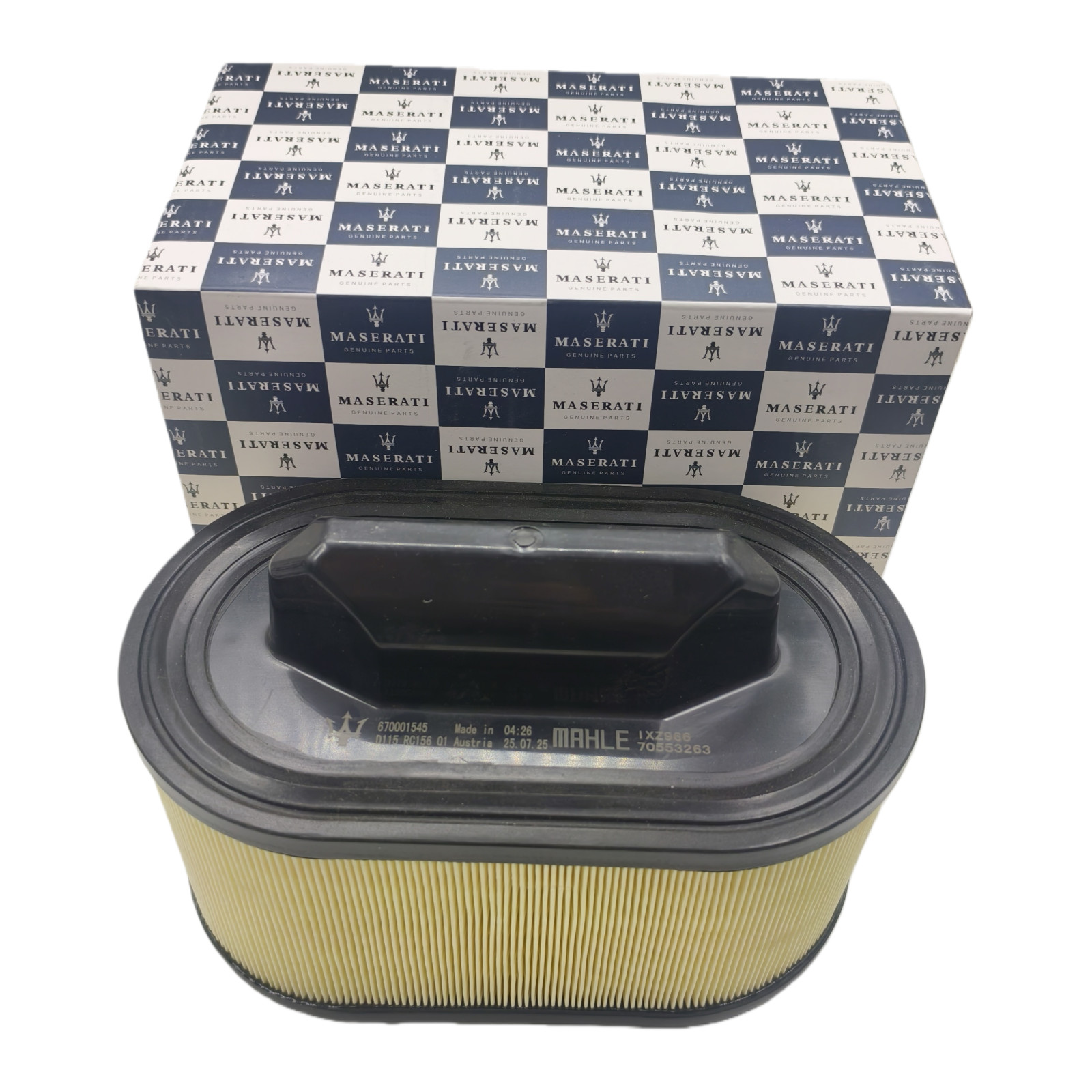 2 Maserati 670001545 Air Filter Genuine OEM Part For Ghibli Levante Quattroporte