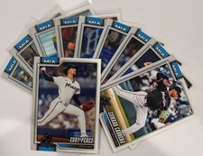 2026 Topps Series 1 Miami Marlins Team Lot – Eury Perez Cabrera Marsee RC