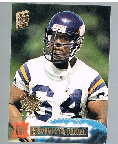 1994 Topps Stadium Club Super Bowl XXIX Randall McDaniel #433 Vikings