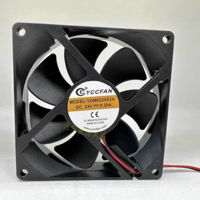 1PCS YCCFAN YDM9225S24 DC24V 0.20A 2-wire inverter cooling fan 92*92*25MM