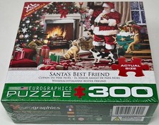 Santa's Best Friend 300 Piece Puzzle by Eurographics Brand New 