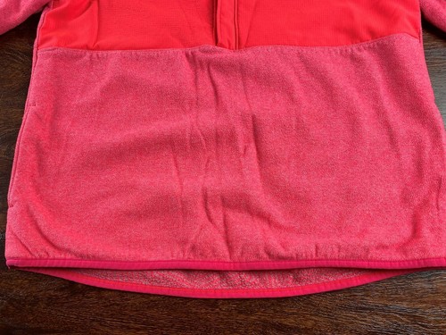 UNDER ARMOUR 1/4 Zip Mock Neck Neon Pink Pullover Jacket Girl’s Size XL - Picture 4 of 8