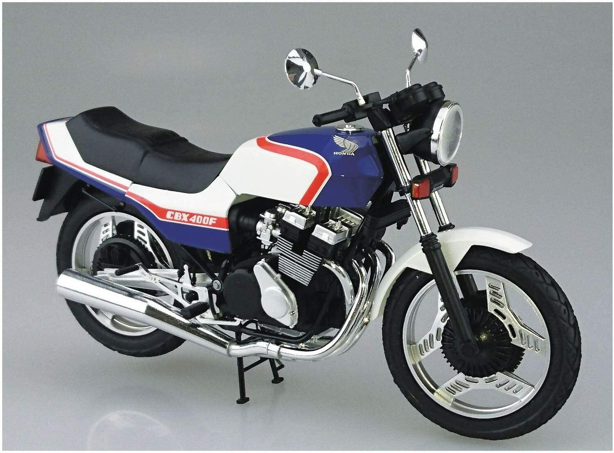 Rare kit Aoshima 1/12 kit Honda CBX400F Tricolor Color from Rare kit Aoshima 1/12 kit Honda CBX400F Tricolor Color from
