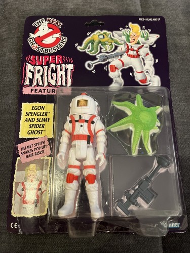 The Real Ghostbusters Super Fright Feature Egon Spengler 5" Figure & Card 1989 - Picture 2 of 6
