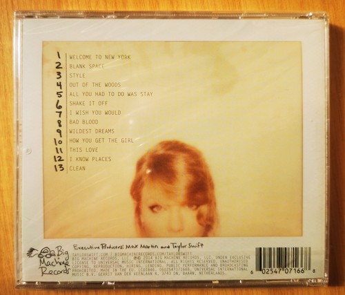 TAYLOR SWIFT CD 1989 original pressing with Hype Sticker New and SEALED - Picture 3 of 5