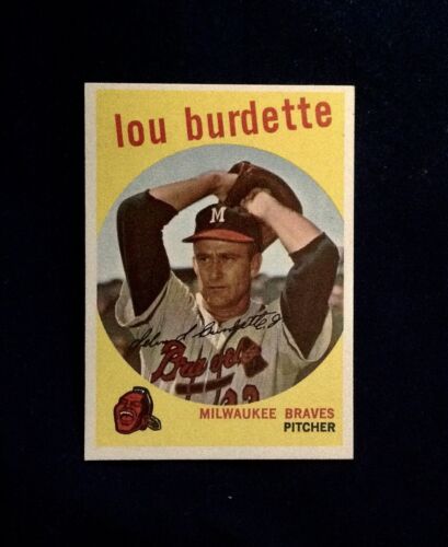 1959 Topps Baseball #440 Lou Burdette Braves NM-MT OR BETTER  BEAUTIFUL SURFACES - Picture 1 of 2