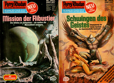 2 Perry Rhodan Hefte 1. Auflage - 963 + 964   *1980