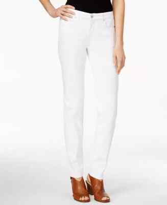 Style Co Womens Curvy-Fit Skinny Fashion Jeans Sz 8L, Bright White - Main Image