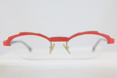 GREAT VINTAGE NEW HOFFMANN REAL HORN - WOOD EYEGLASSES BRILLE