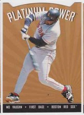 1995 SP PLATINUM POWER DIE-CUT MO VAUGHN BOSTON RED SOX #PP20 INSERT