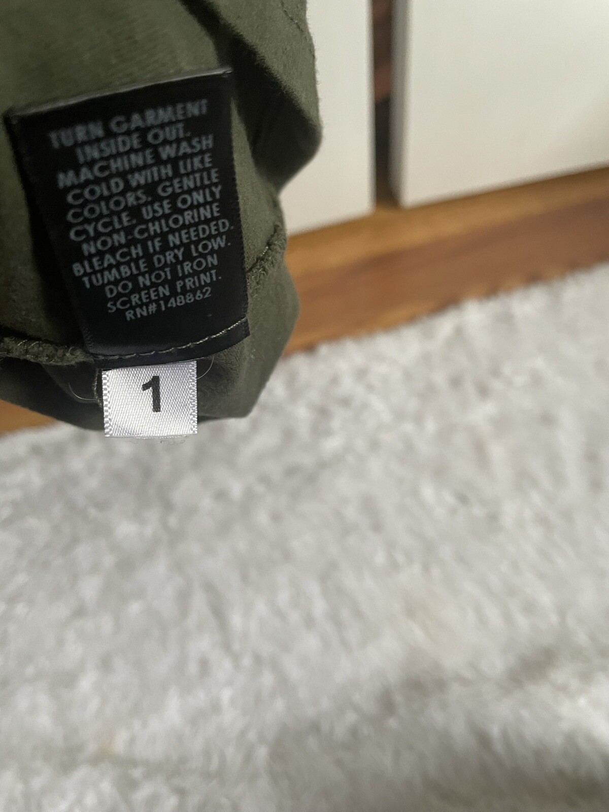 TORRID SIZE 1 “AVOIDING RESPONSIBILITY” OLIVE FIT… - image 4