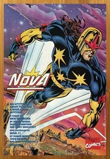 1993 Marvel Comics Nova Vintage Print Ad/Poster Authentic Superhero Pop Art 90s