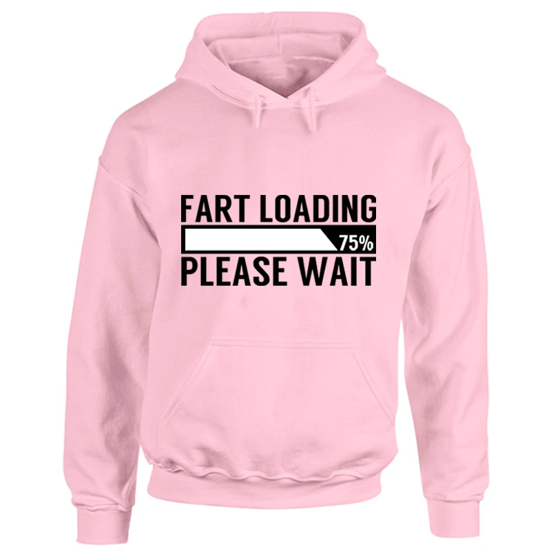 RHUDE Felpa con cappuccio adulto Fart Loading divertente Trump Rude Festival donna e uomo