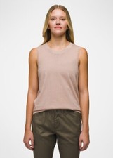 NEW prAna EVERYDAY VINTAGE-WASHED TANK IN WILLOW SZ LARGE