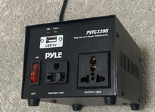Pyle Step Up and Down Converter - 500 Watt Voltage Converter Transformer w/ U...
