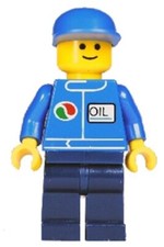 Figurine / Minifigure Lego City - Octan Worker (oct062) Set 10184