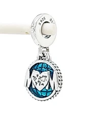 New 100% Authentic PANDORA 925 Glitter Globe Mom Dangle Charm Pendant 799368C01