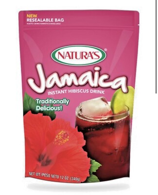  NATURA'S Jamaica Instant Drink 12 Oz Traditional - USA Product  (1bag)