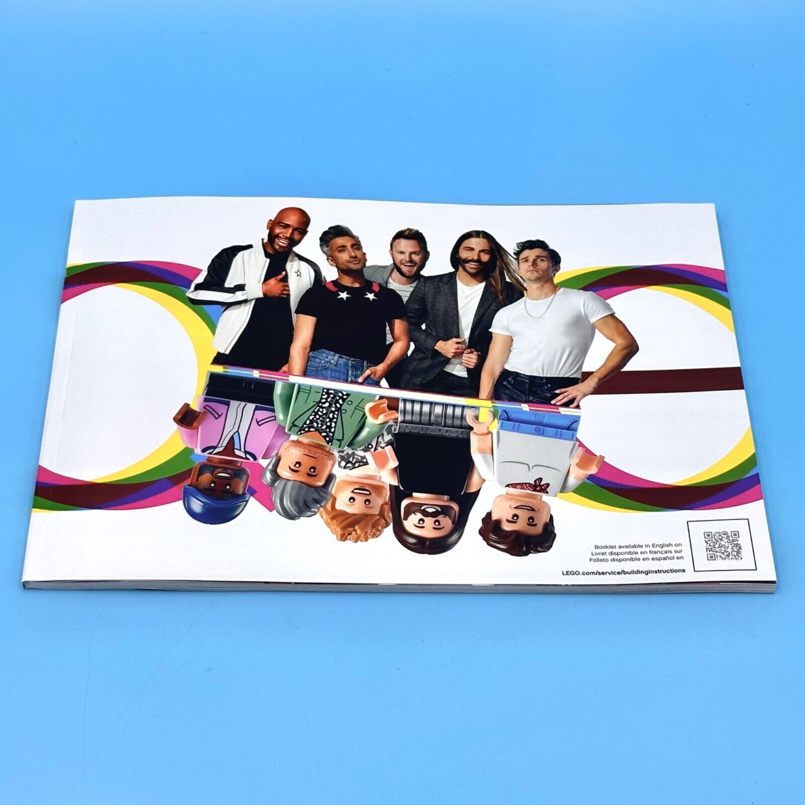 LEGO Queer Eye The Fab 5 Loft Instruction Manual ONLY from Set 10291