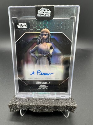2024 Topps Chrome Black Star Wars Angelique Perrin AS Adi Gallia Auto #6279 S