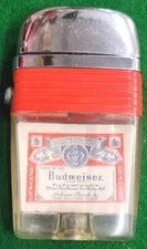 Beautiful Vintage Scripto VU Lighter Budweiser