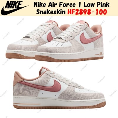 Nike Air Force 1 Low Pink Snakeskin HF2898-100 Men's Size