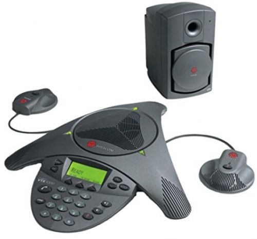 POLYCOM SOUNDSTATION VTX 1000 + 2x Extension Mics +Subwoofer - Picture 1 of 1