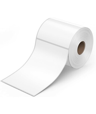 4x6 Thermal Labels Blank Shipping Direct Fanfold for Rollo Zebra ...