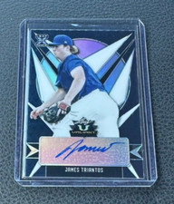 2021 Leaf Valiant James Triantos Blue Prismatic Auto 35/75