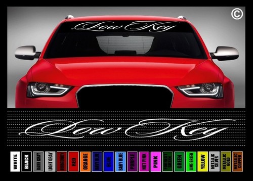 40 Low Key Jdm Life Lowrider Stance Lowered Car Decal Sticker Windshield Banner Ebay