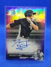 Jameson Fisher 2017 Bowman Chrome Prospect PURPLE REFRACTOR AUTO #CPA-JF 250/250