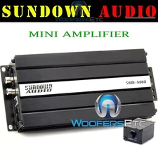 SUNDOWN AUDIO SAM-500D 500W RMS MONOBLOCK MICRO SUBWOOFERS BASS AMPLIFIER NEW