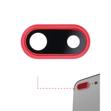 OEM Rear Camera Glass Lens Cover Replacement for Apple iPhone 8 Plus 5.5" Red