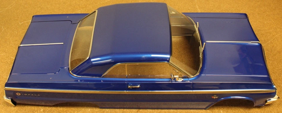 Redcat SixtyFour 1:10 Licensed 1964 Chevrolet Impala Body Blue - NO INTERIOR - Image 2 of 4